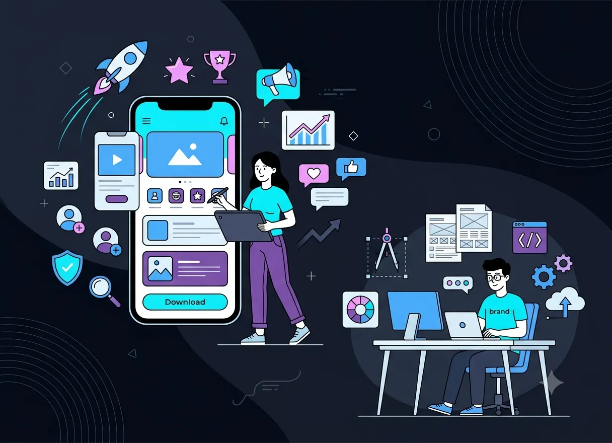 App Landing Page Design