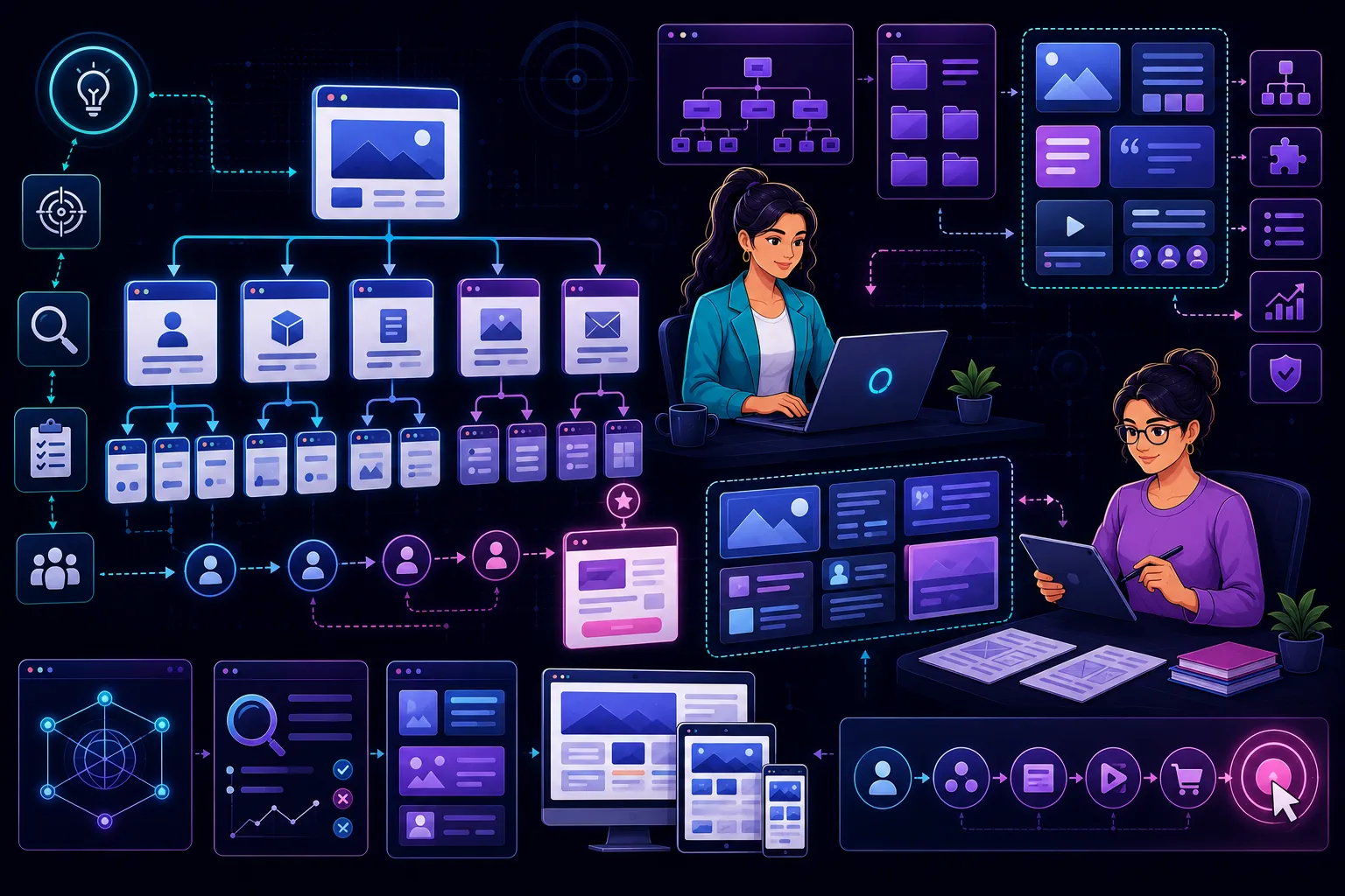 Website Architecture and Content Development