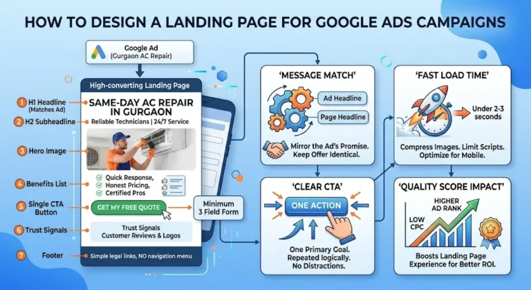 landing page for google ads