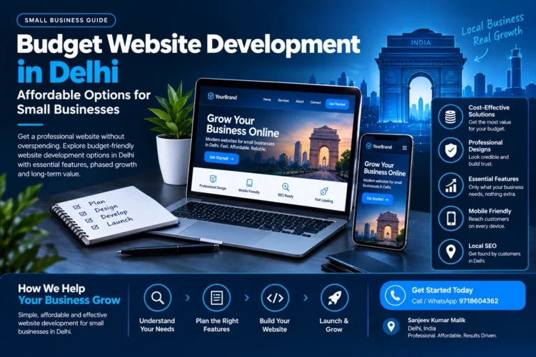 budget website development in Delhi
