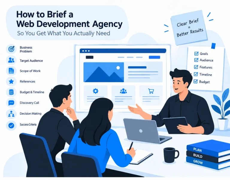 how to brief a web developer