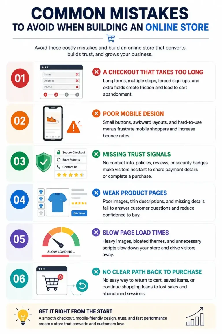 Ecommerce Website Development Mistakes